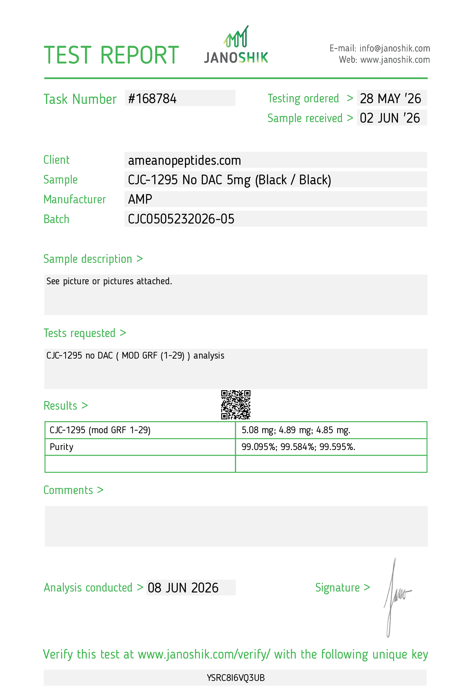 CJC-1295 No DAC 5mg - Image 2