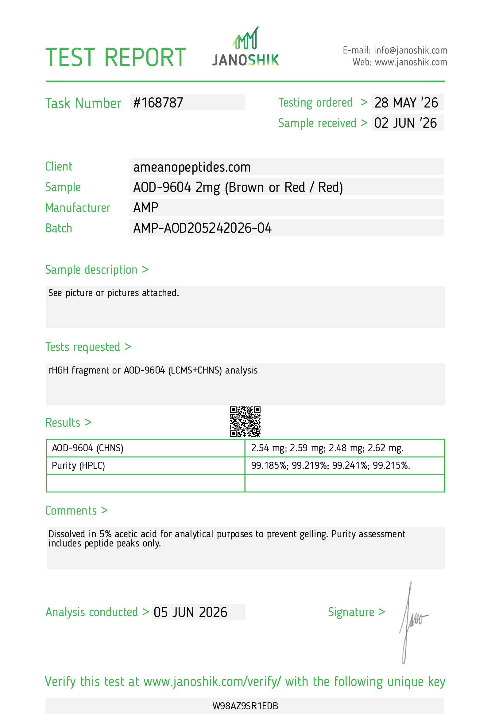 AOD-9604 – 2mg - Image 2